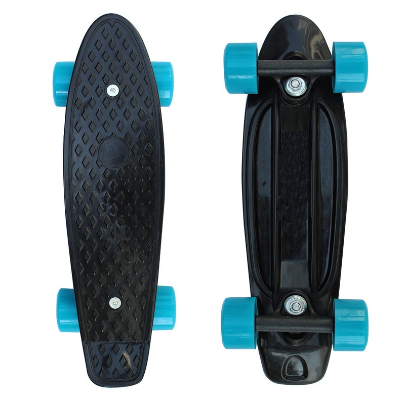 SK8MEMO 17x5 Inch Mini Skateboard, Mini Cruiser Skateboard for Beginners with ABEC-7 Bearing and Soft PU Wheels - Image 1